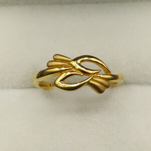 22K Designer Gold Ring For Women