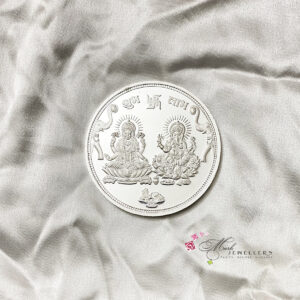 Laxmi Ganesh Shree Silver Coin 50 Grams