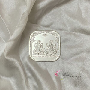 Laxmi Ganesh Om Swastik Silver Coin 10 Grams