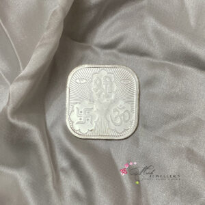 Laxmi Ganesh Om Swastik Silver Coin 20 Grams