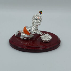 Silver Plated Ladoo Gopal